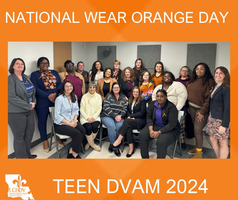 Today LCADV hosted the first membership meeting of 2024. Participants wore orange ribbons for #wearorangeday to raise awareness for Teen Dating Violence Awareness Month🧡 #LoveLikeThat #TDVAM24 For more information on Teen Dating Violence visit: loveisrespect.org
