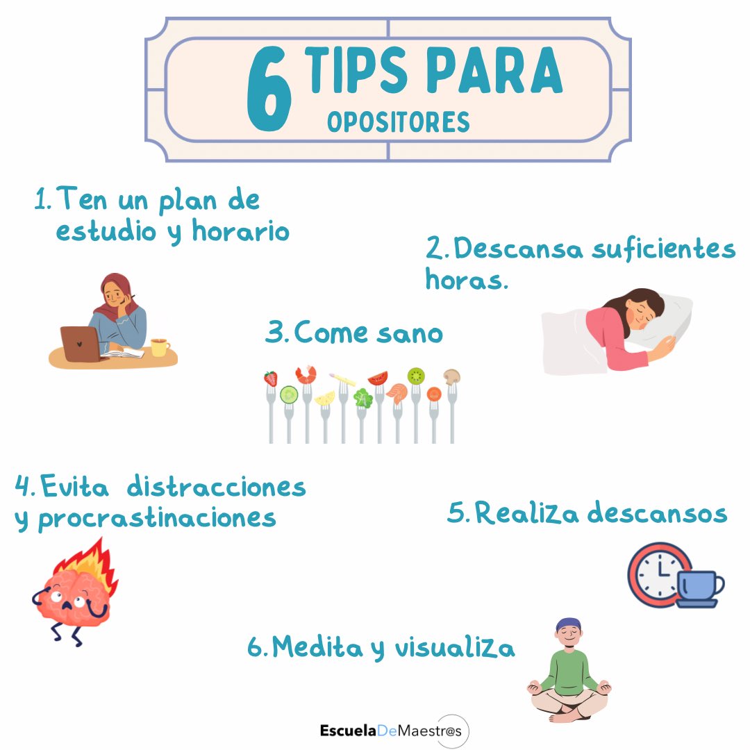 🌟 Recuerda: Cada pequeño paso te acerca más a tu objetivo. ¡Con esfuerzo, dedicación y estos consejos, estás en el camino correcto hacia el éxito! 💪 #Opositores #EstudioProductivo #ConsejosOposiciones