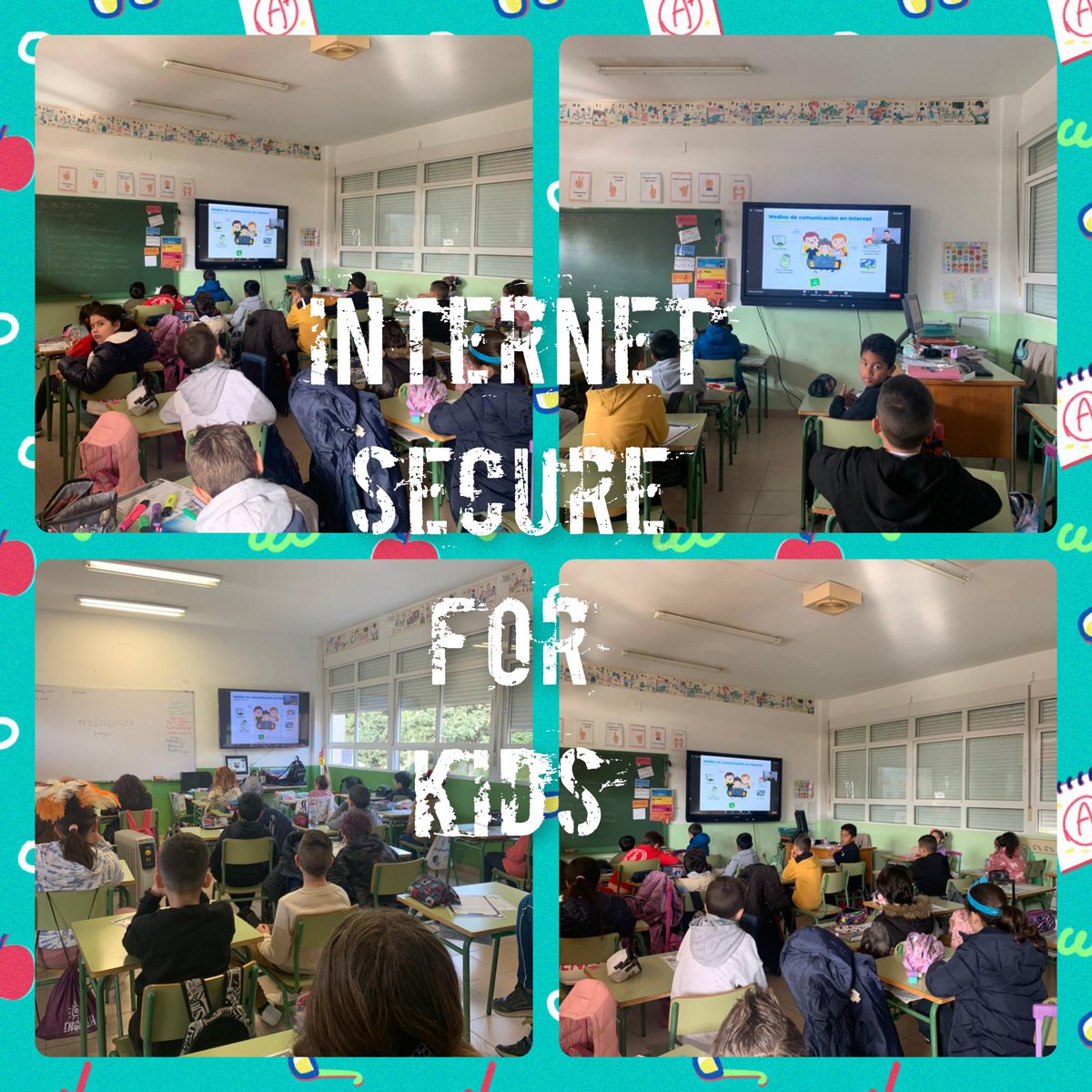 JMLapuerta's tweet photo. El alumnado de 2do Ciclo ha celebrado hoy el Día de #Internet Segura #IS4K con los talleres de #ciberseguridad y buen uso de las nuevas tecnologías del @INCIBE con @OscarCasado_ como maestro de ceremonias.  ¡No se nos ocurre mejor compañero de celebración! #LapuertaDigital @is4k https://t.co/v0v2TIA9vi