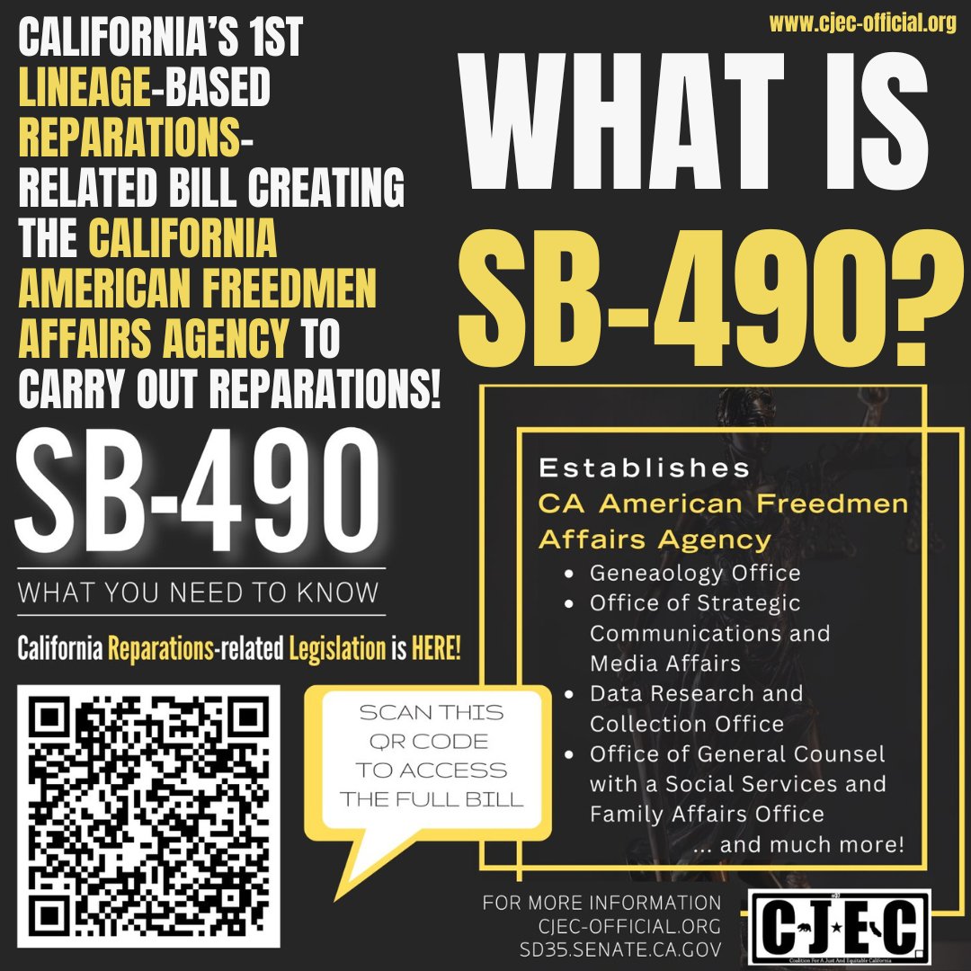 Chad_Boogie's tweet image. &quot;Advocacy is a drum beat.&quot; 🥁

🥁Bass👉🏾bit.ly/supportSB490 #SupportSB490 

🥁Snare👉🏾actionnetwork.org/letters/tell-t… #NotReparations

Make sure the @CABlackCaucus can hear you.

No matter where you live. #CollectiveUplift

#CAReparations2024 ✊🏾💪🏾