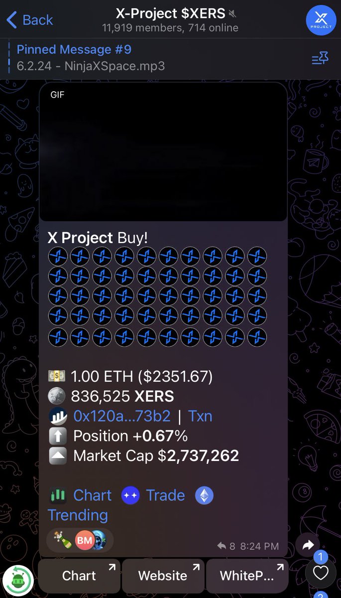 ibraa747's tweet image. See what the $XERS @xprojecterc are doing?

Second buyback and burn today! The uptrend started and its not stopping anytime soon!

See you at 100m mcap which is our next stop! #XPROJECT