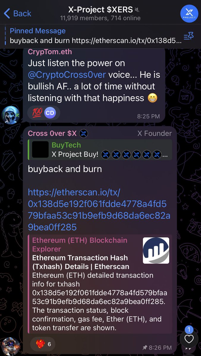 ibraa747's tweet image. See what the $XERS @xprojecterc are doing?

Second buyback and burn today! The uptrend started and its not stopping anytime soon!

See you at 100m mcap which is our next stop! #XPROJECT