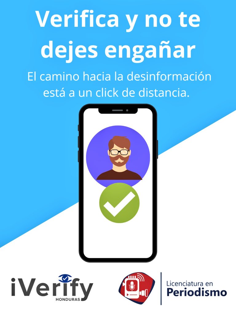 ChekiaHonduras's tweet photo. Ante una etapa de saturación informativa lo primordial siempre será verificar antes de compartir. En iVerify iniciamos hoy una nueva etapa por la transparencia de la información. Sumese al combate a la desinformación. https://t.co/f5RymRTkCA
