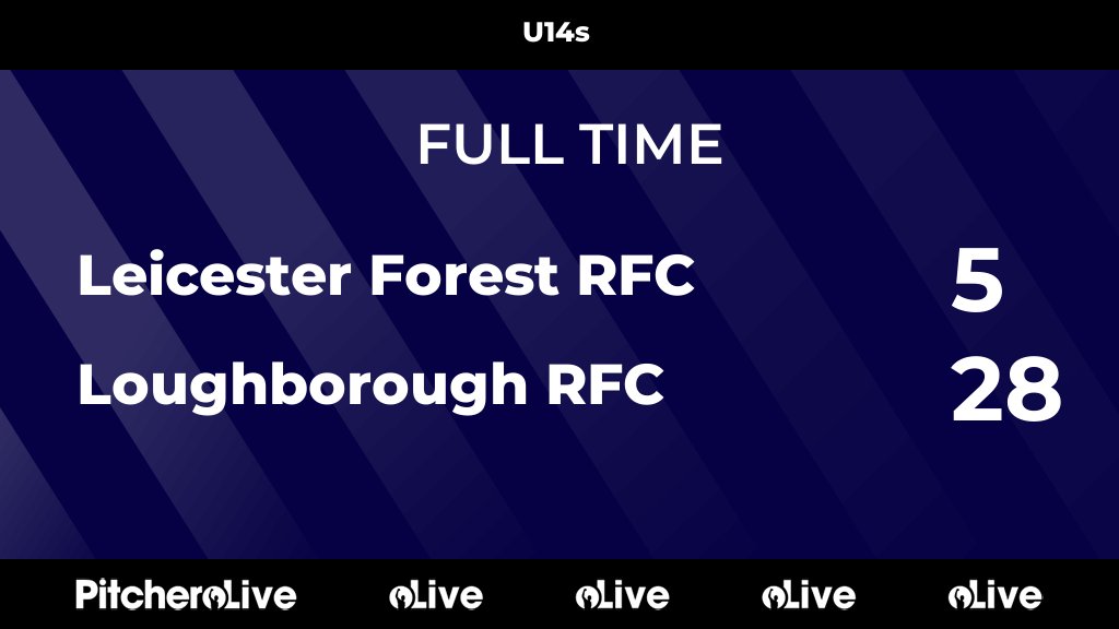 FULL TIME: Leicester Forest RFC 5 - 28 Loughborough RFC
#LEILOU #Pitchero
pitchero.com/clubs/loughbor…