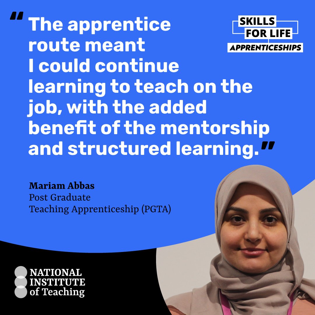 🎓✨ Celebrating National Apprenticeship Week with our remarkable Teaching Apprentices! Meet Mariam, whose journey from classroom to career is as inspiring as it is transformative. Discover how she navigated her path while prioritising her role as a mother of three. Dive into