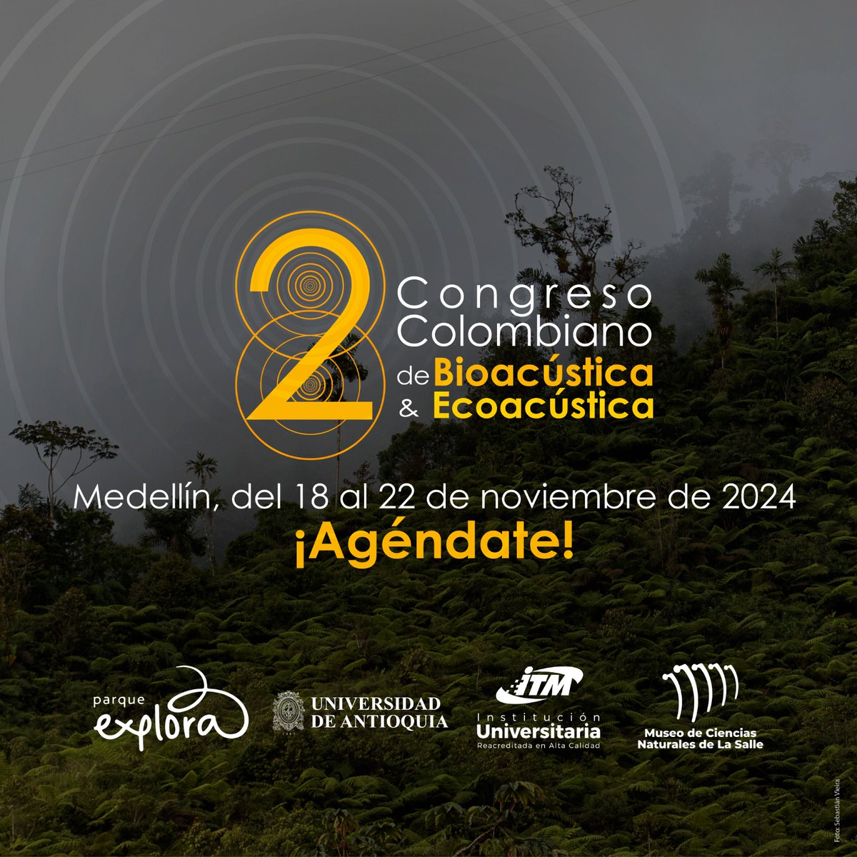 Este año, el GHA hace parte del equipo organizador del Segundo #Congreso Colombiano de #Bioacústica y #Ecoacústica. Los esperamos en Medellín!.  🐸🎶🐢🎶🐍🎶@EcoacusticaRed