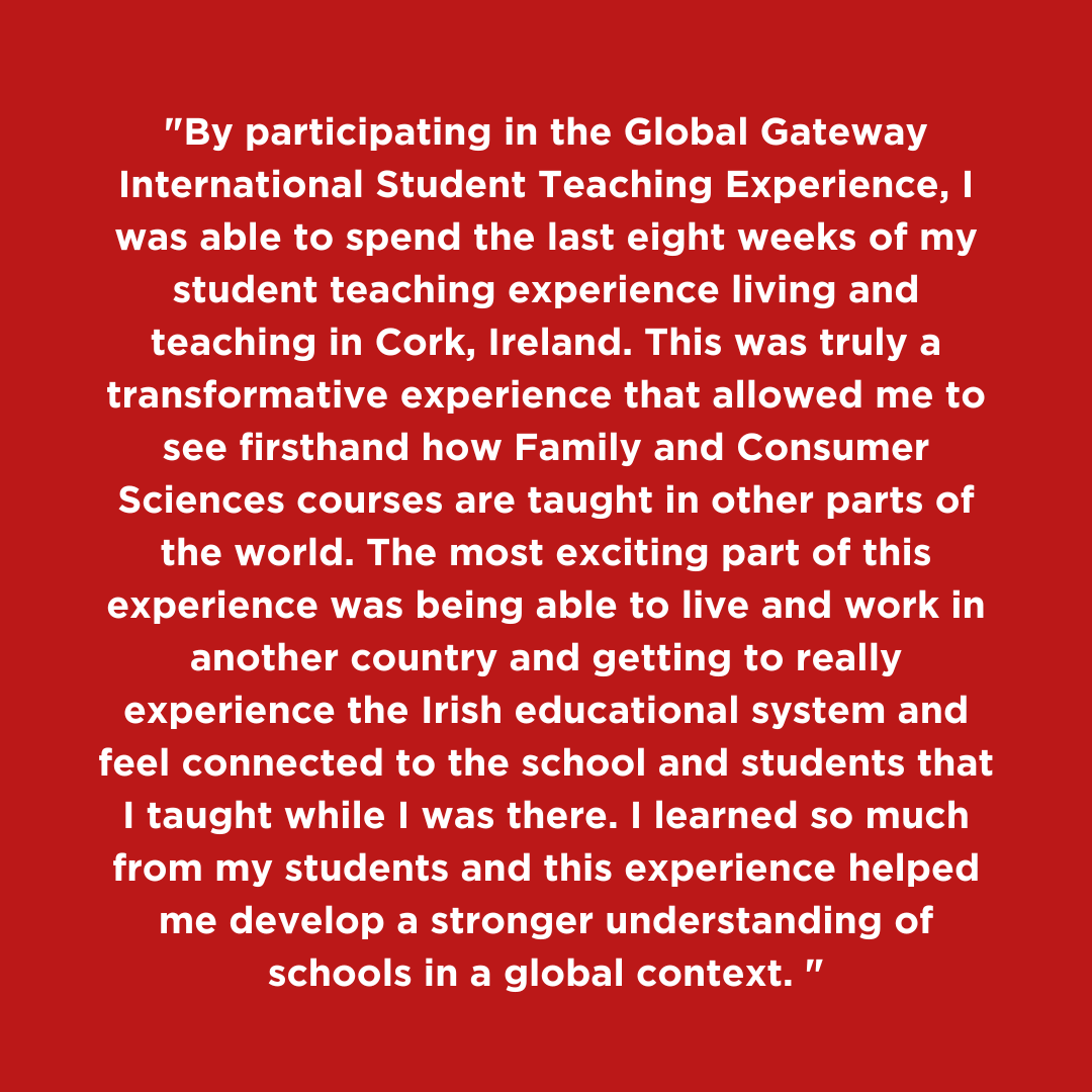 UNLFEC's tweet photo. International Student Teaching Spotlight: William Wilton
In Spring 2023, @w_wil10 finished student teaching abroad in Cork, Ireland. Here's what he had to say about his experience: https://t.co/O8PNpTAVi8