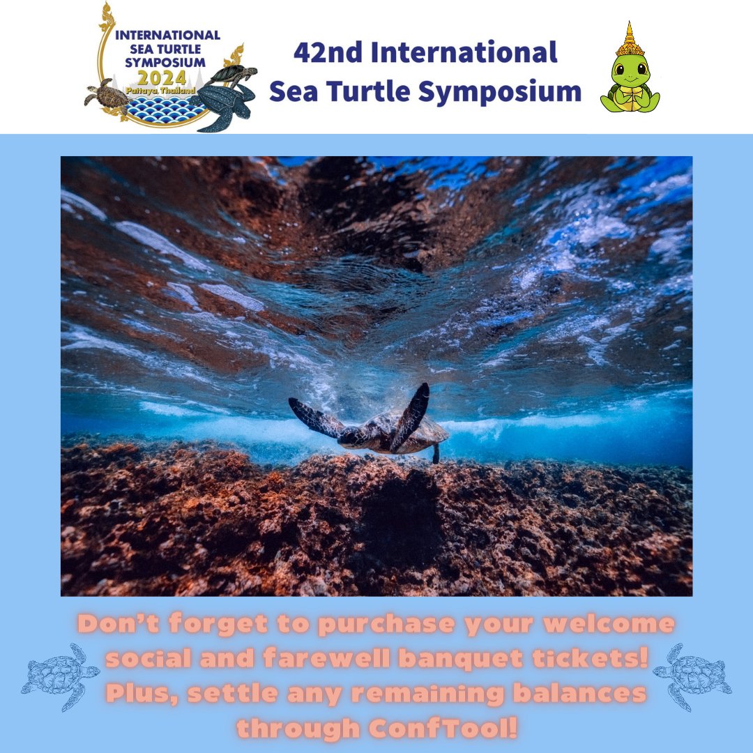 🚨 Friendly Reminder 🚨
March 13th is the deadline to purchase your tickets for the Welcome Social and Farewell Banquet! 🎟️🍽️
Make sure everything's squared away for an amazing symposium experience! 🇹🇭 ✨
Don't forget to settle any extra or final balances through ConfTool! 🧑🏻‍💻💳