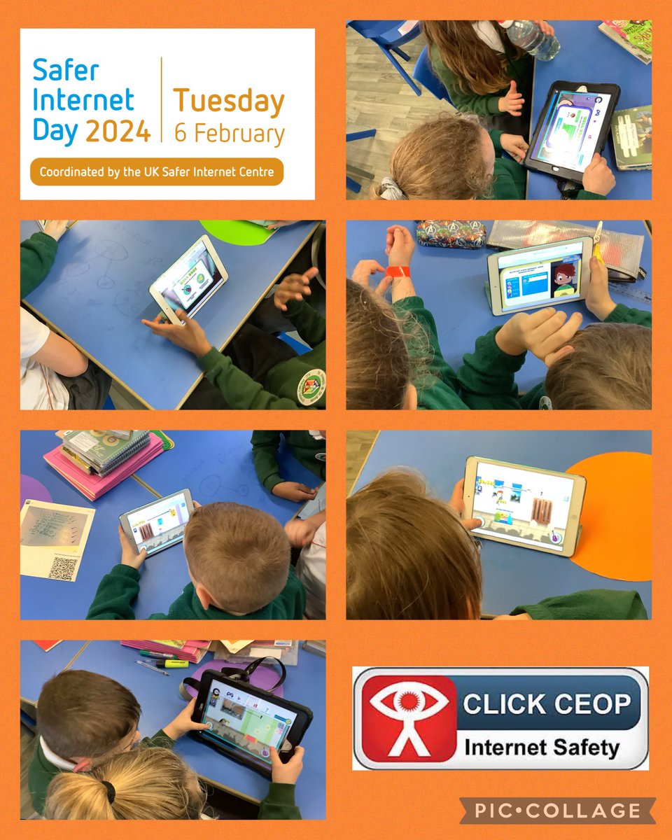 As part of #SaferInternetDay2024 Class 7 took time to explore @CEOPEducation website to learn about how to make safe choices when they are online #sjsbComputing #sjsbPSHE #SID24