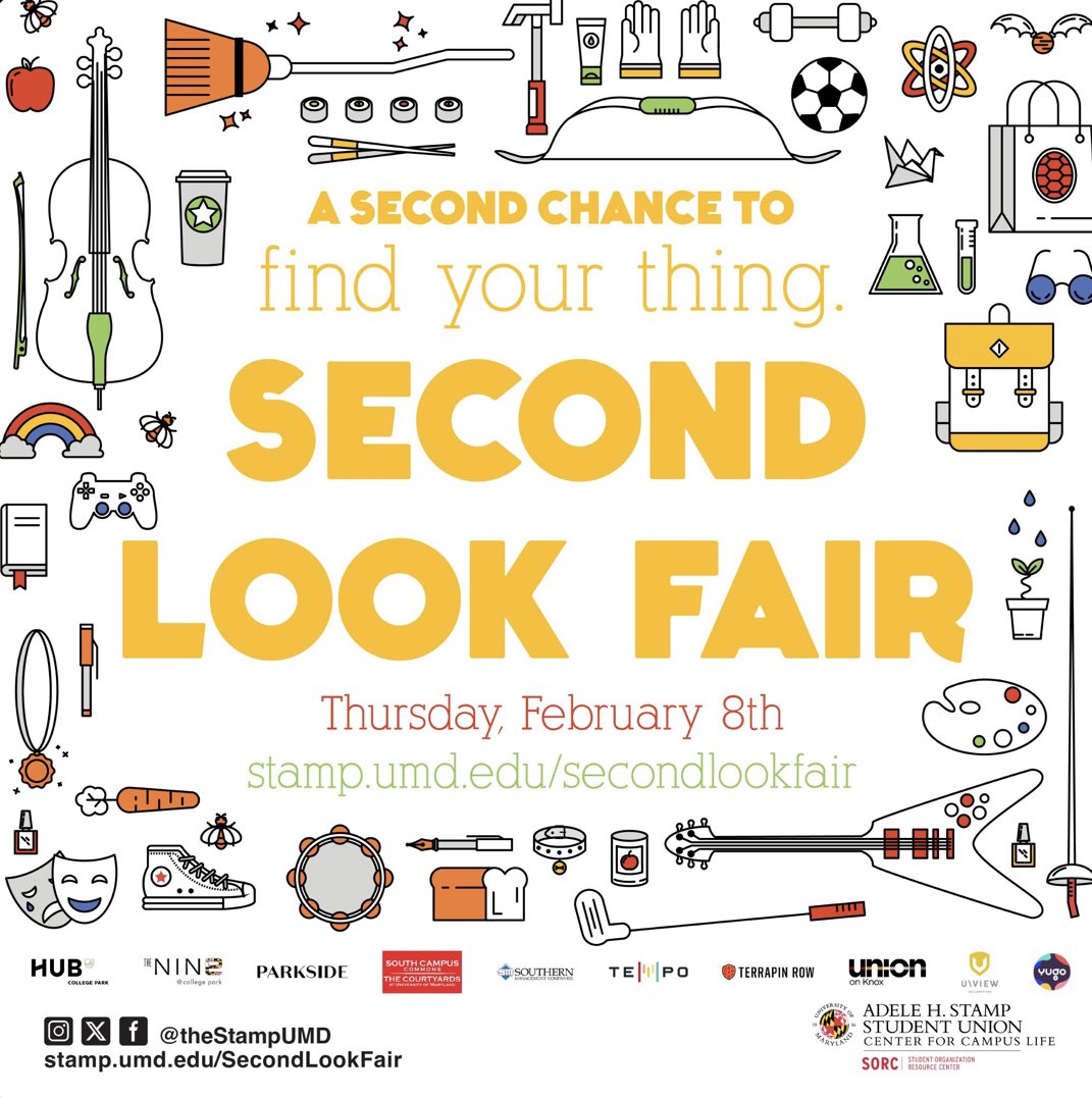 ballroomatumd's tweet photo. Are you interested in learning ballroom dancing? Come check us out at the Second Look Fair! We’ll be at Stamp from 10-3pm on February 8th. ☺️ https://t.co/QHpc2XXgHr