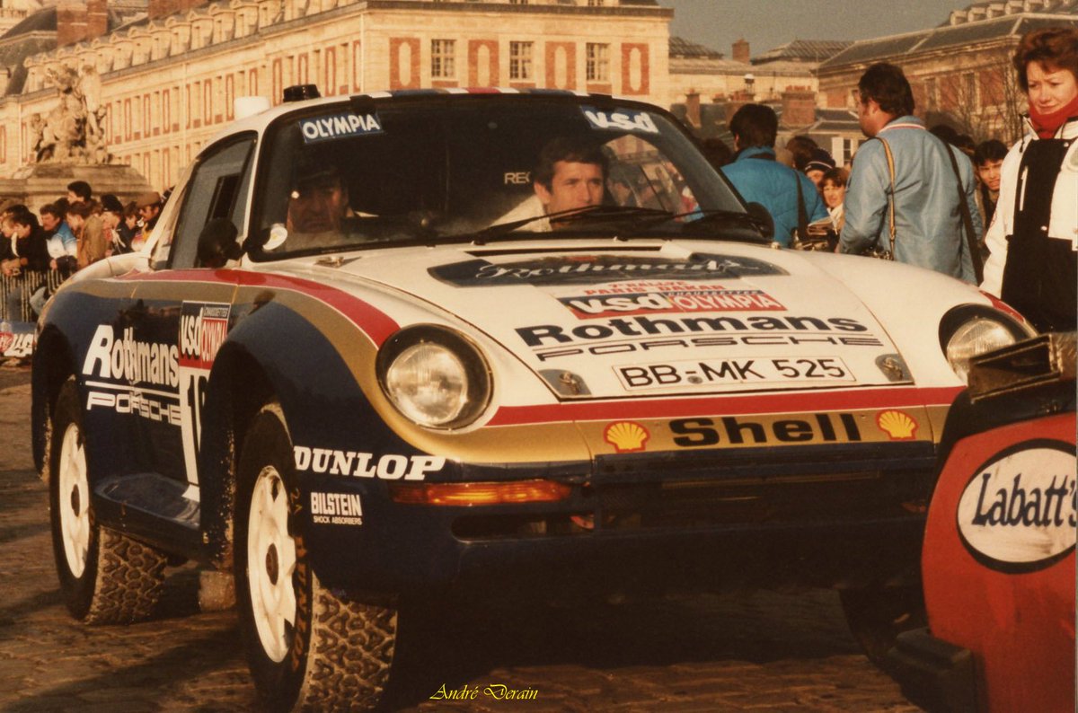 1985年のパリ・ダカールラリーに出場したポルシェ 959は前年のパリダカ