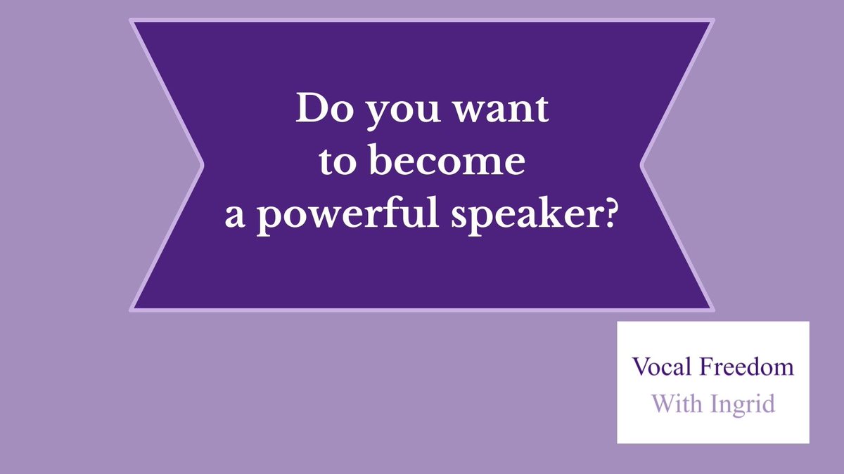 People tend to rush when they're nervous. Before your talk, run in place. This can energize & relax you. Remember to breathe - exhalation is the key! This will help you slow down. Practice keeping your tone on the same pitch or slightly higher at the ends of sentences. #vocaltip