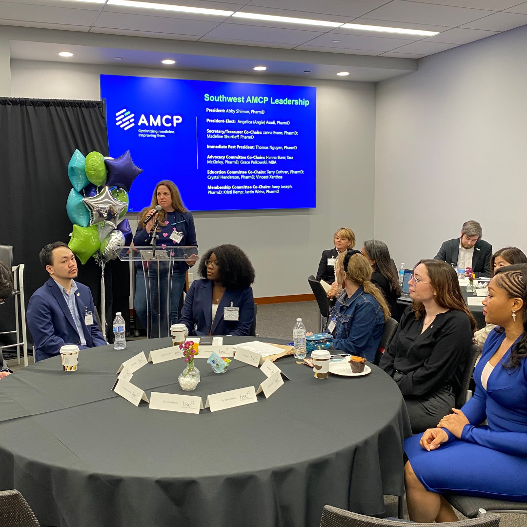 It truly was an honor for HSC College of Pharmacy in Fort Worth to be the host site of this year’s SW-AMCP Day of Education! The speakers were tremendous! Thank you to @AMCP CEO Susan Cantrell and SW-AMCP President Abby Shimon for all of your support and participation. #IamAMCP