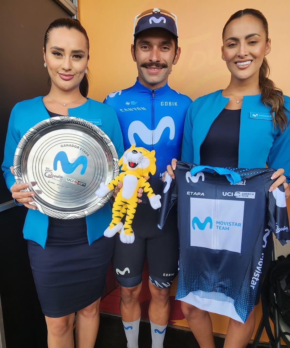 El colombiano🇨🇴 #FernandoGaviria  del team Movistar se lleva la primera etapa del #TourColombia🚴 (3:11:39), en la segunda posición se ubicó el
Italiano 🇮🇹#DavidePersico del equipo Bingoal y en la tercera casilla el británico 🇬🇧#MarckCavendish del Astana