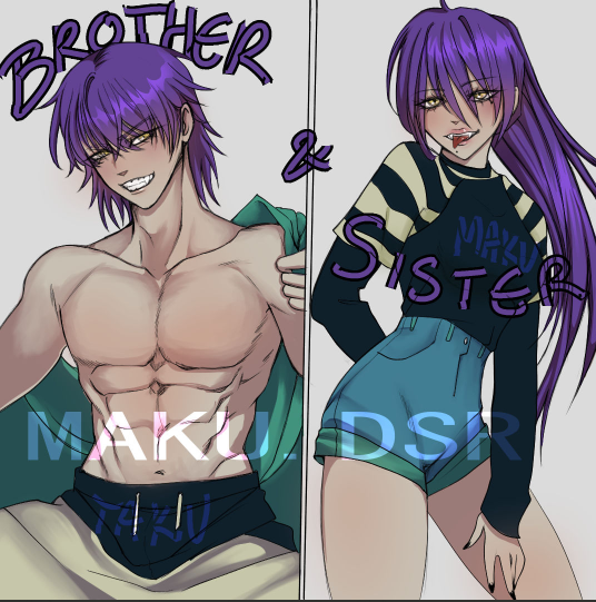 MakuDSR's tweet photo. OC Twin Power! 
#digitalart #anime #manga https://t.co/Cq3yYWc73s