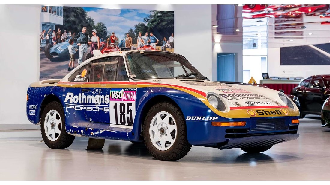 1985年のパリ・ダカールラリーに出場したポルシェ 959は前年のパリダカ