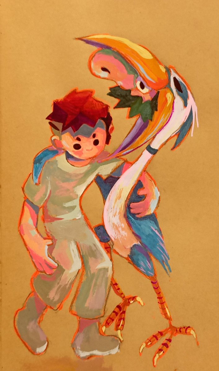 demoniomigrante's tweet photo. El niño y la Garza desde la memoria (dos)
Abrir imagen*
Ig @ corbelious 
Acrílico sobre papel reciclado 

mañana iré nuevamente a ver está joya ojalá me de más ideas 🤞

#ghibli #ilustracion #color https://t.co/sgQGzN3HGJ