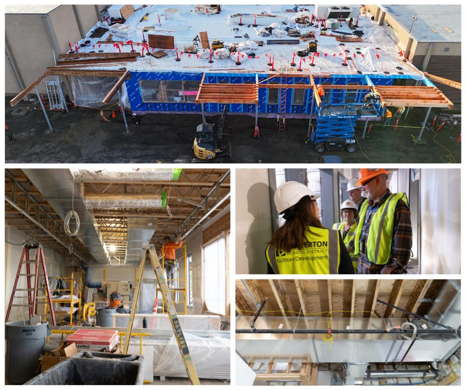 District and school staff recently went on a tour of the construction site of Aloha High School's front office project. Here are some interior and aerial photos of the site.

The project will be complete in the spring, thanks to the 2022 Bond.

#BelongBelieveAchieve
#BSDbond