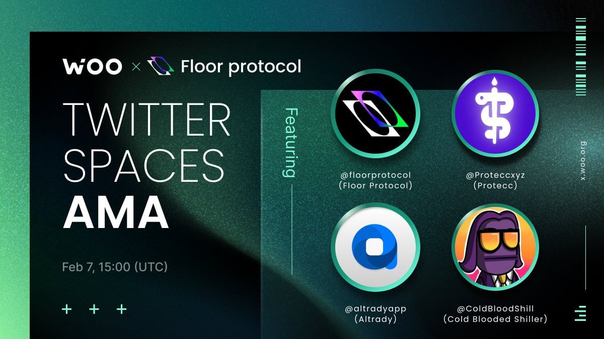 👥 АМА-сесія у Твіттері!

7 лютого відбудеться АМА-сесія присвячена трейдингу NFT.

АМА-сесія присвячена появі $UPGG (PudgyPenguins) і $BAYC (<a href="/BoredApeYC/">Bored Ape Yacht Club 🍌</a>) токенів, що зробило WOO X першою централізованою біржею, де можна торгувати NFT-токени.

🔼Тут - x.com/i/spaces/1OwGW…