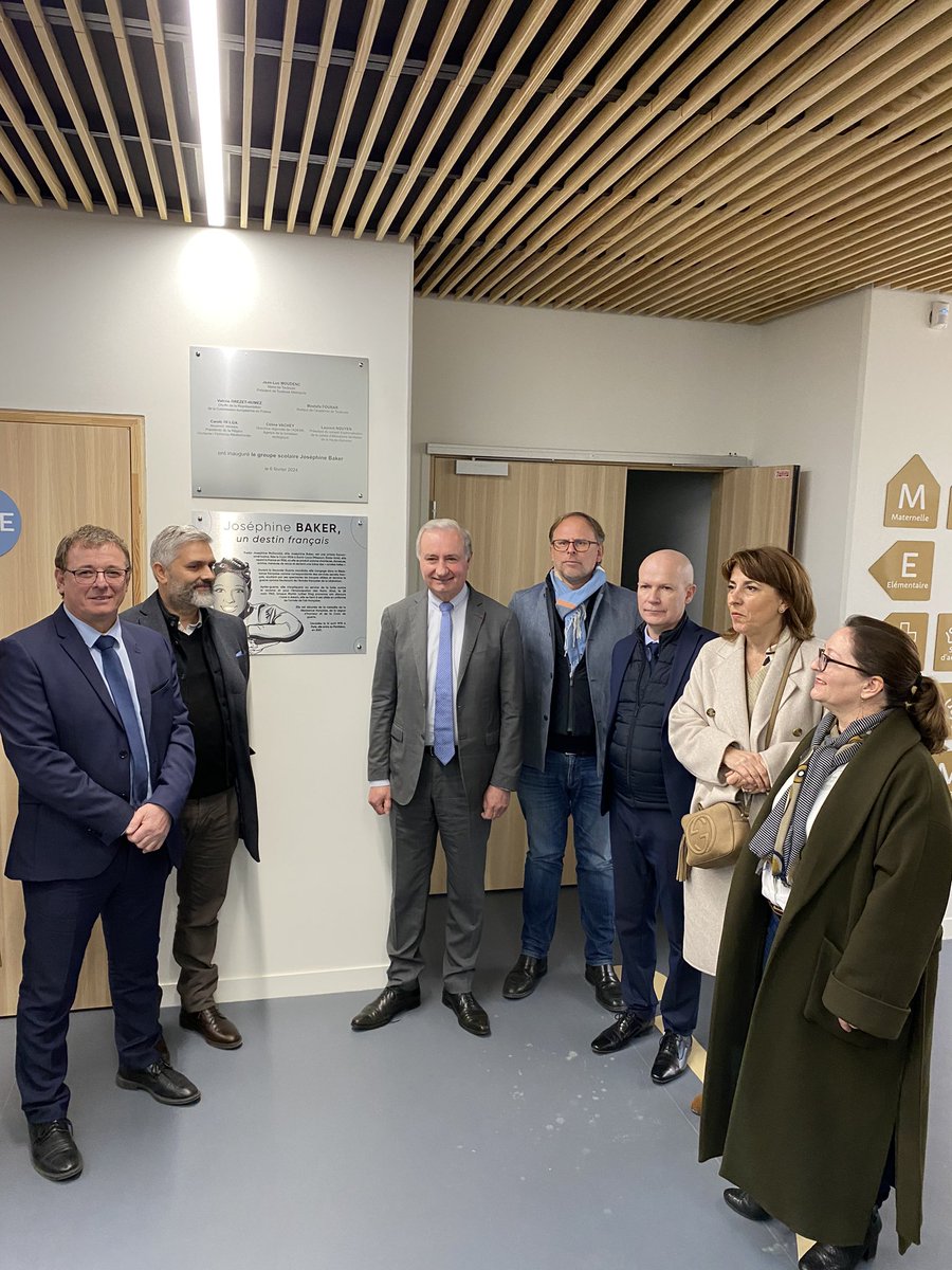 jcpiteau's tweet photo. Inauguration du groupe scolaire Josephine Baker à @Toulouse 
24 classes maternelles et primaires Quartier Lalande.
Un centre de loisirs associé à l’école (#CLAE) pour plus de 600 enfants. Une offre d’équipement pour des activités de qualité avec le soutien de la @cafhautegaronne https://t.co/BBDwgssdsa