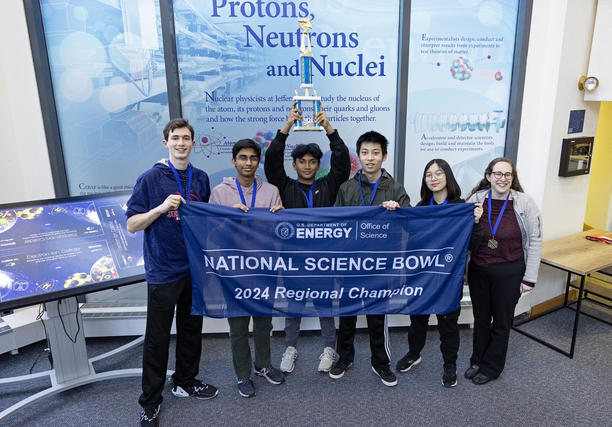 JLab_News's tweet image. Huge congrats to all VA Regional Science Bowl teams! Best of luck at Nationals, @TJHSST_Official! #SciBowl #STEMEducation @ENERGY @DOE_SC_NSB 

jlab.org/news/releases/…