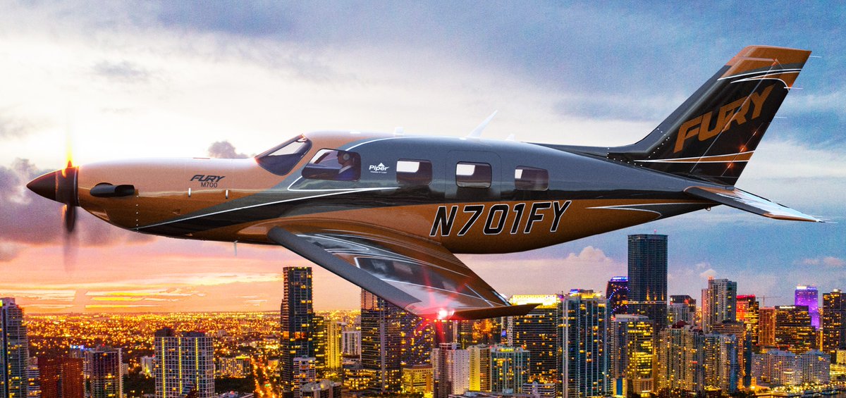 Introducing the M700 Fury. The next generation of Piper performance, featuring the Pratt and Whitney PT6A-52 engine. With a max cruise of over 300 knots, improved takeoff and landing performance compared to its predecessor, and more. An exciting new era awaits. #FuryUnleashed