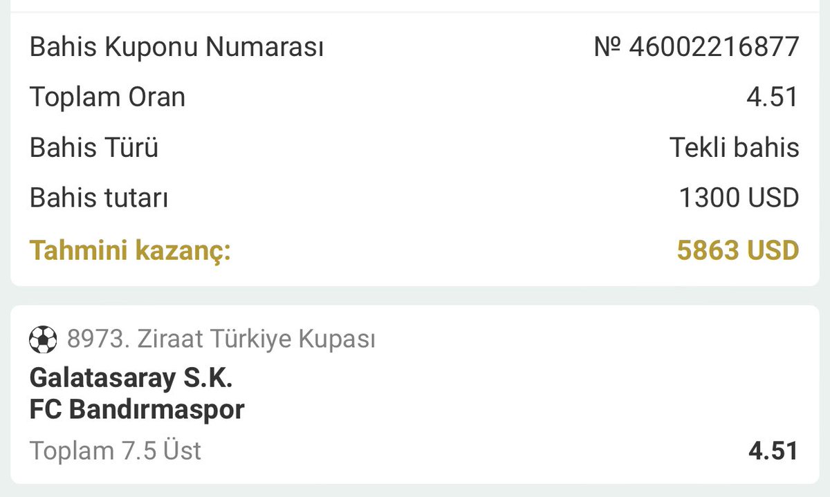 Galatasaray - Bandırmaspor 

Maç Sonucu : 7.5 ÜST 

Kazanırsa RT Atan 6 kişiye 200 ₺ Papara 🔥

⚠️ Telegram kullanıcı adlarınızı yazmanız şarttır! ✅

t.me/tugbatugay