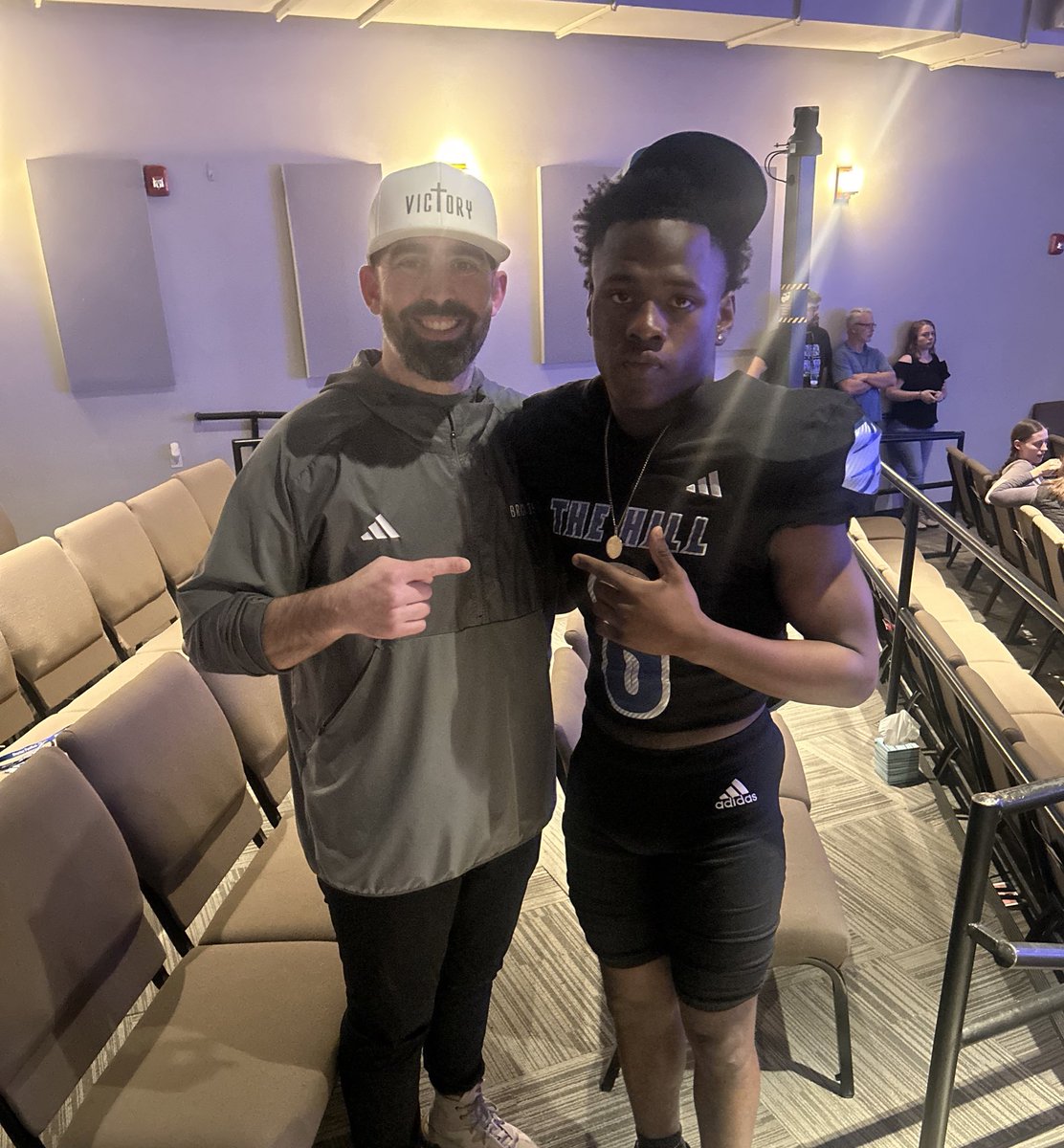 After a great conversation with <a href="/raydevezin/">Coach Tyray Devezin</a> I am Blessed to say I have received a PWO offer from Shorter University🔵⚪️ <a href="/dhollan22/">Coach D_Holland, ED.D</a> <a href="/RecruitGeorgia/">Recruit Georgia</a> <a href="/FitzgeraldCanes/">Fitzgerald GA Football Recruiting</a>