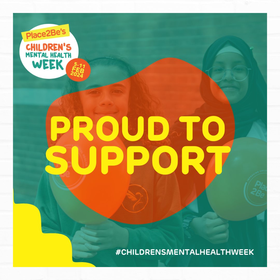 💛 Children's Mental Health Week - 5th-11th February 2024 💛 Place2Be created this campaign to highlight the importance of children mental health. Putting Young People first is at the heart of Young Somerset, so this week our teams will be getting involved to show our support 🙂