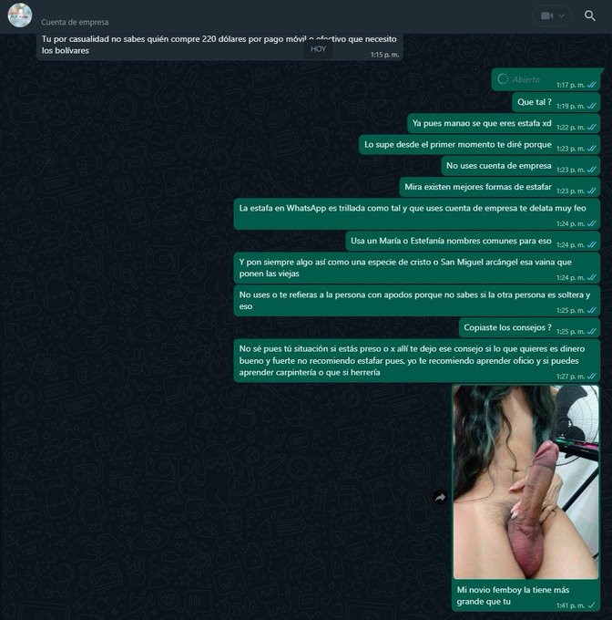 1 pic. Intentaron estafar a un amigo y él le envío una foto de mi nepe para intimidar ? https://t.co