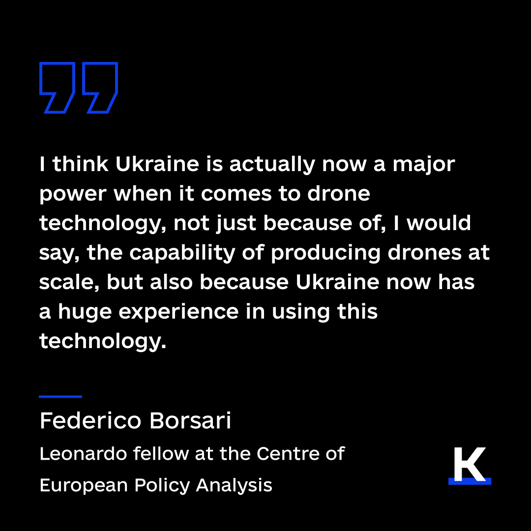 In the latest episode of Power Lines, we delve deeply into the realm of Ukrainian drones with Federico Borsari, a Leonardo fellow at the Transatlantic Defense and Security Program within the Center for European Policy Analysis.

👂 Listen here: pod.link/1643726015/epi…