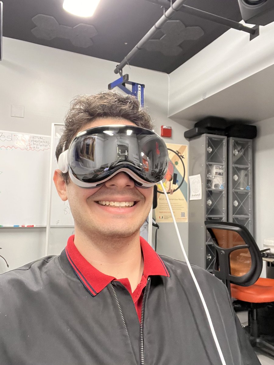 Finally getting to test the Apple Vision Pro! So excited!