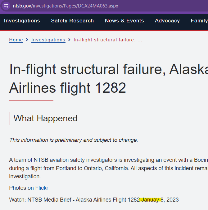 Ms_DebbieCakes's tweet photo. @NTSB_Newsroom Looks pretty thorough so far... typos and all 🙃 https://t.co/mqKKzXCTk4