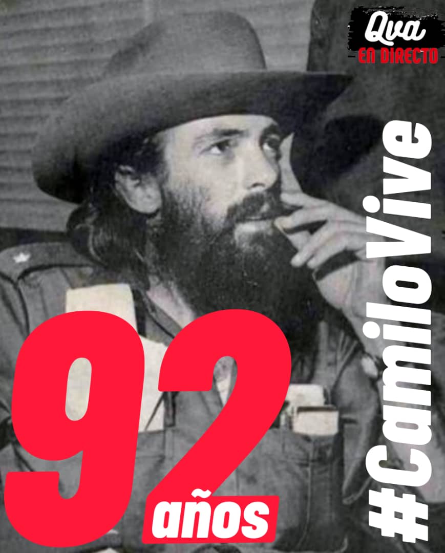 El señor de la vanguardia
#CamiloVive 
<a href="/DiazCanelB/">Miguel Díaz-Canel Bermúdez</a> 
<a href="/DrRobertoMOjeda/">Dr. Roberto Morales Ojeda</a>
<a href="/YudelkisOrtizB/">Yudelkis Ortiz Barceló</a>
<a href="/CordoviYoandra/">Yoandra Cordovi González</a> 
<a href="/MilanesJerez/">Wilver Jerez Milanés</a> 
<a href="/BorgesOlivero/">Carlos Borges Oliveros</a>