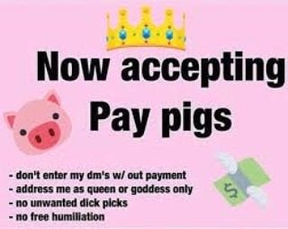 I have open positions for paypigs, whalesubs, wishtender subs, subscription subs. Approach respectfully<a href="/tag/paypigwanted"class="tags"><span>#paypigwanted</span></a><a href="/tag/cashapp"class="tags"><span>#cashapp</span></a><a href="/tag/whalesub"class="tags"><span>#whalesub</span></a><a href="/tag/wishtender"class="tags"><span>#wishtender</span></a>