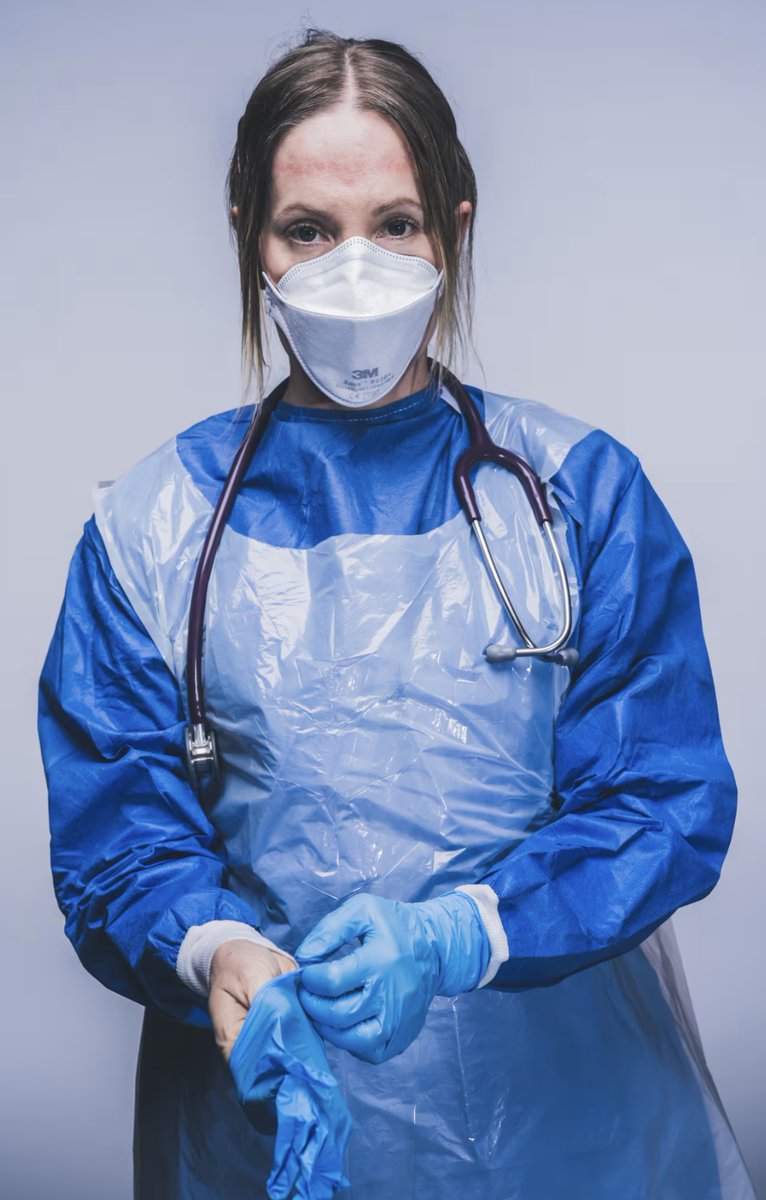 doctor_oxford's tweet photo. Here is the amazing @JoFroggatt as acute medical consultant Dr Abbey Henderson, seen here in full PPE - as opposed to the downgraded version she is subsequently issued with for the Covid wards.

@ITV are announcing BREATHTAKING's broadcast dates tomorrow.

#NHS 💙 https://t.co/TZaE9WCtu2