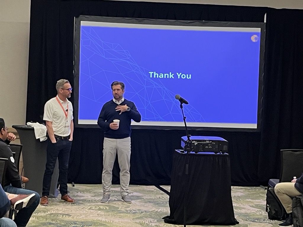 dmatthewkrieg's tweet photo. It's always a great time with our partners. 

I am honored to have gotten a chance to present to the @wwt_inc Sales Team at their annual kickoff meeting in Orlando, FL. https://t.co/3GBDpAczPs