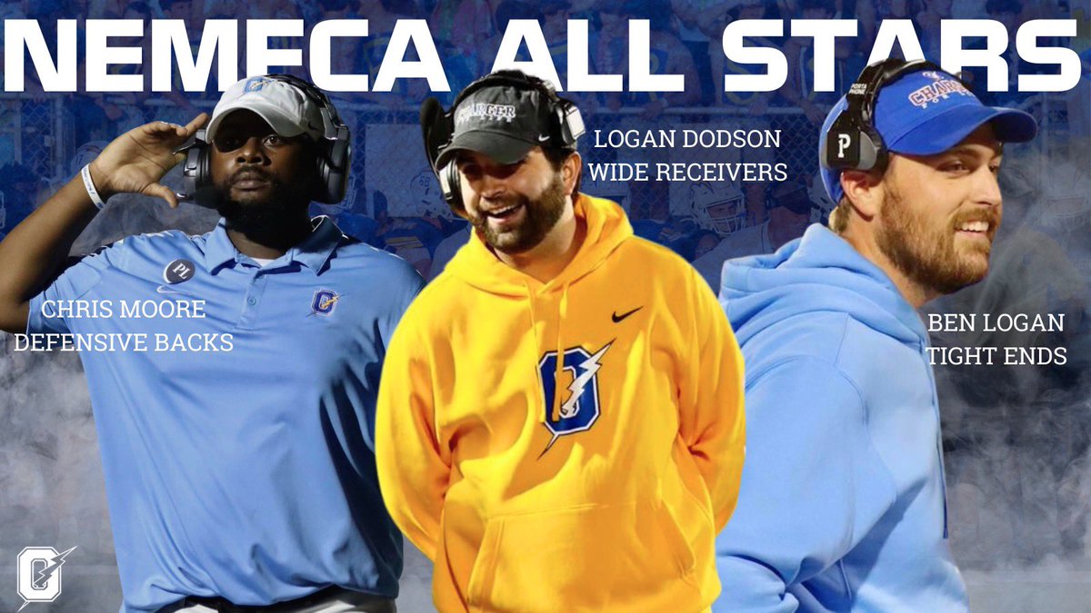 ohschargers's tweet photo. Congrats to @moore_chris93 @loganwdodson and @BLOGAN_ for being named to the 2024 NEMFCA All Star Staff! https://t.co/oxdD9MPFQs