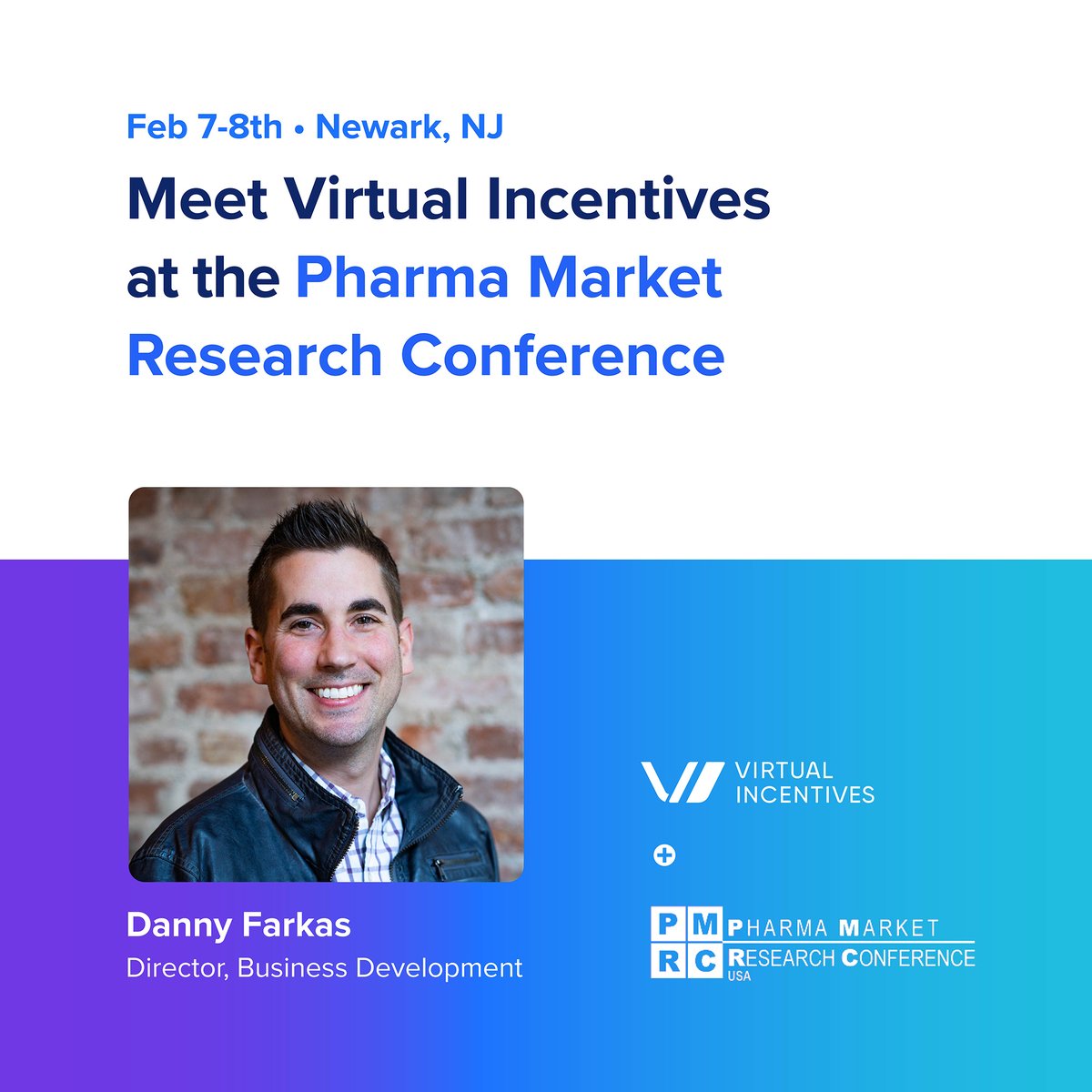 VirtualRewards's tweet image. Our Director of Business Development, Danny Farkas, is gearing up for the @PharmaResearch Conference this week.

If you're attending, he'd love to connect on-site!

#VirtualIncentives #mrx #marketresearch #biotech #research #insights #PharmaMarketResearchConference #PMRC2024