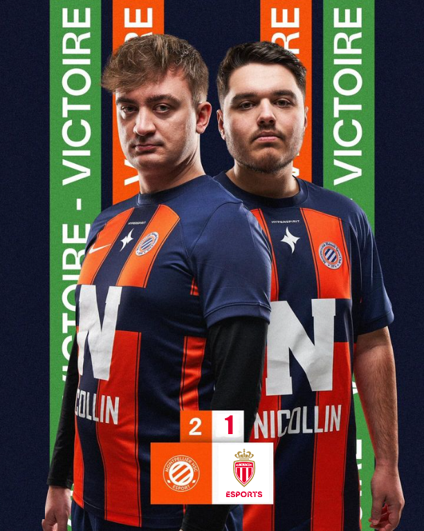 MHSCEsport's tweet photo. Ce n'est pas 1, mais 2 MATCHS que remporte le king @RvPuiu ce soir 😍

Moi tu'm parle pas de latence moi, l'@ASMonacoEsports ÇA DÉGAGE !

On part en trêve avec 5 points, tout reste à faire, on rentre dans la salle du temps #TeamMHSC🔹🔸 https://t.co/o0mkAZdcz9