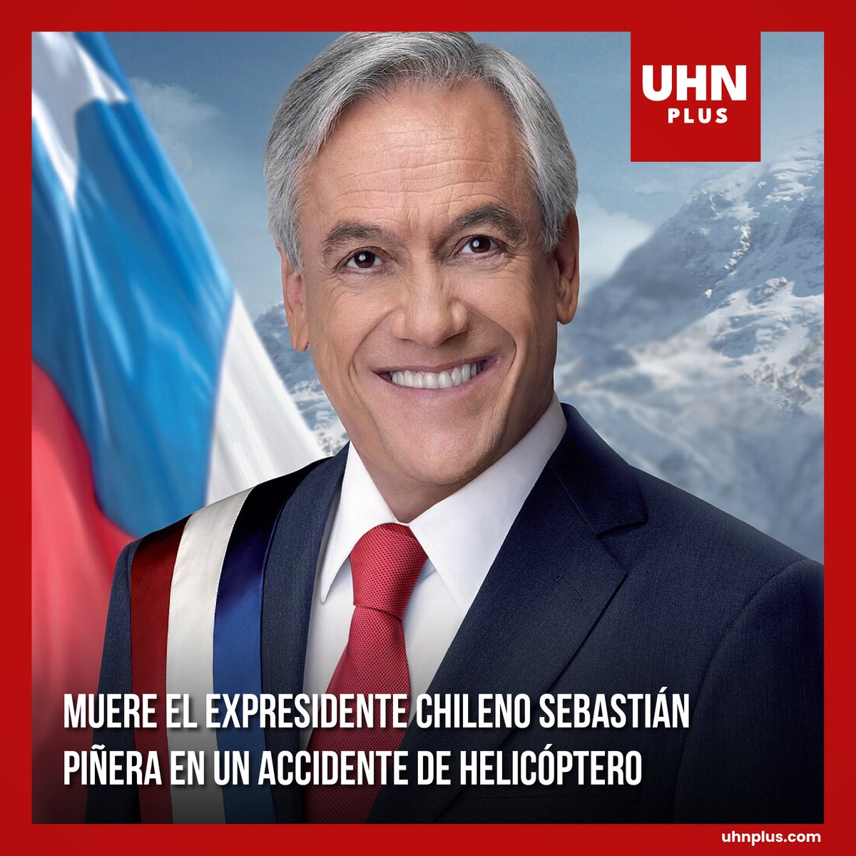 🇨🇱 | URGENTE: Muere el expresidente chileno Sebastián Piñera tras un accidente en helicóptero.