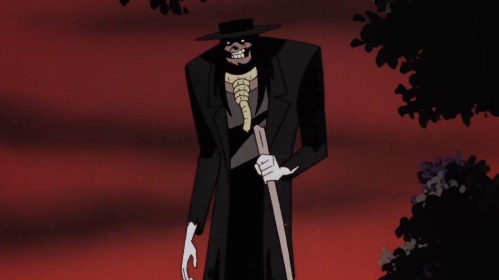 LumpyTheCook's tweet photo. Flat brim hat + long overcoat + weird glowing eyes = good character design https://t.co/Z6mJn0Fk3d