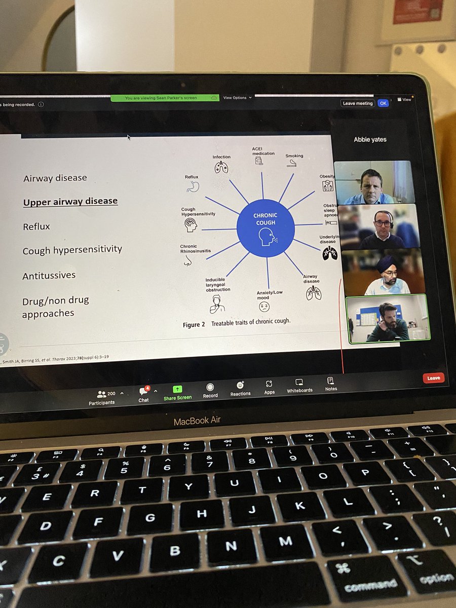 Great webinar from @BTSrespiratory , great to hear @jemhaines advocate for SLTs vital role in diagnosis and management of cough hypersensitivity, touching upon the PSALTI study which found a 40% reduction in cough frequency as a result of non pharmacological treatment! 👏🏼