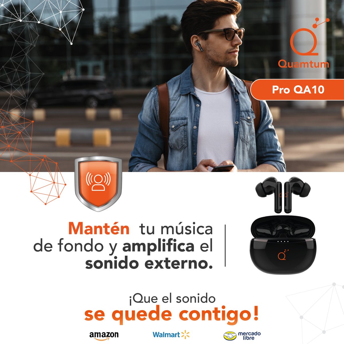QuamtumAudio's tweet photo. ¡Comodidad, libertad y la mejor tecnología!
Disfruta de los sonidos que te rodean y al mismo tiempo escucha tu música favorita con nuestros #QuamtumProQA10. 🧡🎧🙃

#HolaQuamtum #QuamtumAudio #EarbudsQuamtum #Audio #Earbuds #Música #Audífonos #Volumen https://t.co/eAAMXvhSoh