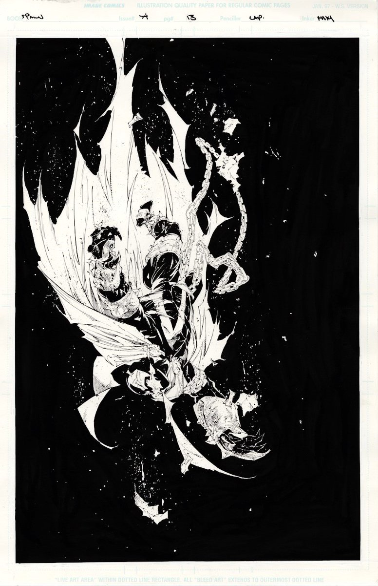 SpawnArchive's tweet photo. "Is this it? Is this the end?"

From Spawn #74. Art by @GregCapullo
#Spawn https://t.co/Qhc89PcKPR