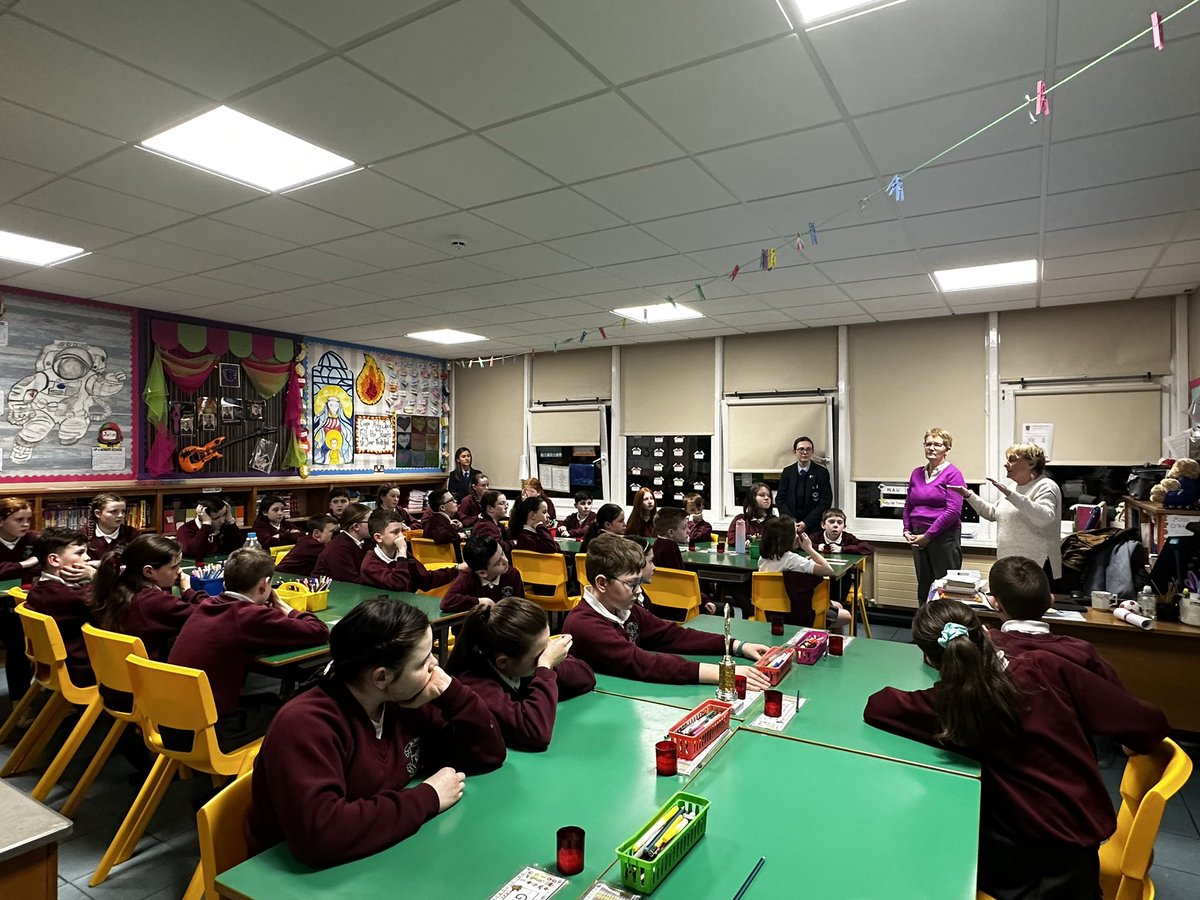 StBrigids_PS's tweet photo. A lovely night with the wonderful catechetical team. 
‘Come Holy Spirit and fill the hearts of your Faithful.’ 
@ParishLavey 
@TheDerryDiocese https://t.co/lMNQyf2rau