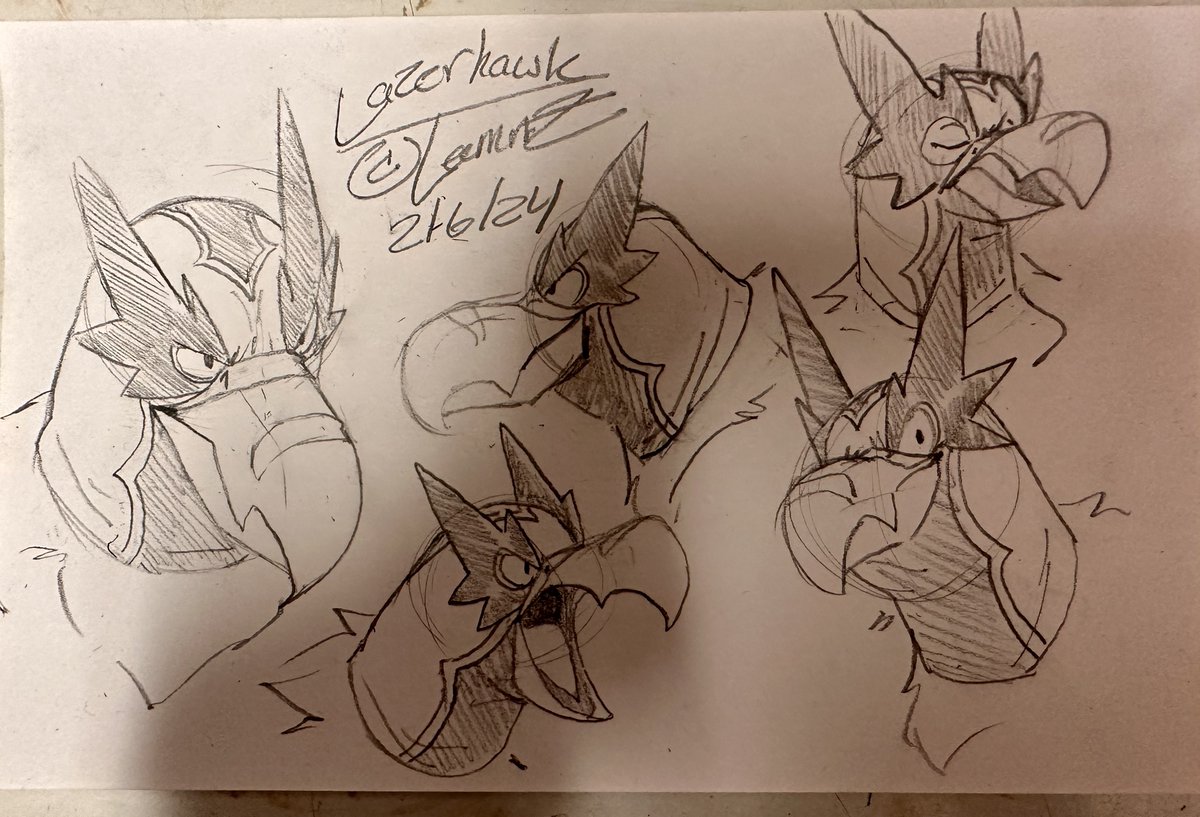 LeemonZ_620's tweet photo. Some Lazerhawk doodles I did at work today!
#LeemonZ #Lazerhawk https://t.co/ripGoUD8uh