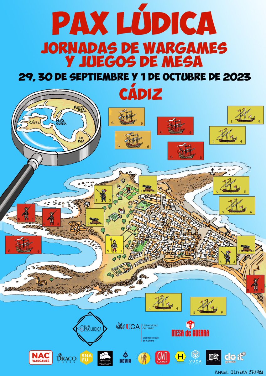 <a href="/Santiagoalgamec/">Santi González</a> <a href="/ClubBatallador/">Club Batallador</a> <a href="/WargameReviewer/">Wargame Reviewer</a> <a href="/EspineteWargame/">Espinete Wargamero</a> <a href="/LudicaPax/">Club Pax Lúdica - Cádiz</a> Tienes razón, tienen precio de inscripción y se nos han pasado por alto.
