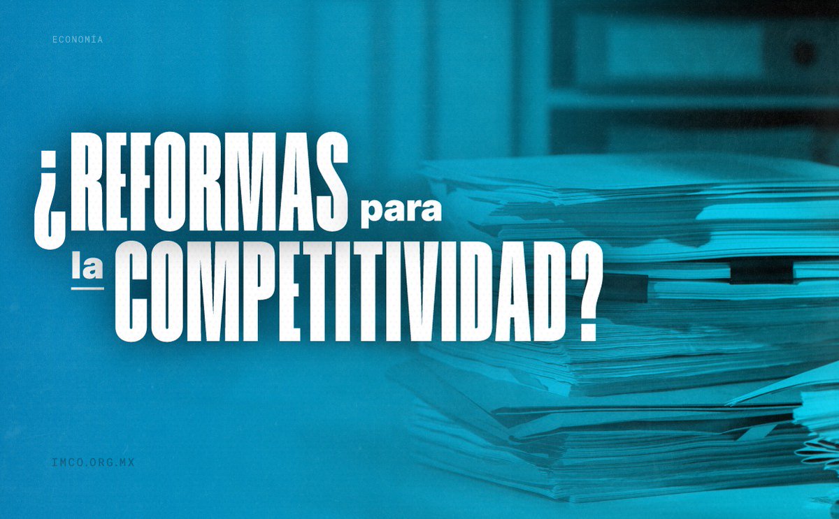 imcomx's tweet photo. #Entérate📢 De las 20 iniciativas de reformas presentadas, analizamos 8 que ponen en riesgo la competitividad: pensiones🧓🏽, salario mínimo💰, educación📗 y empleo, órganos autónomos, poder judicial👩🏽‍⚖️, político-electoral🗳️, y agua💧 y energía⚡️.
Estas son sus implicaciones🧵👇🏽. https://t.co/PPFapO66EH