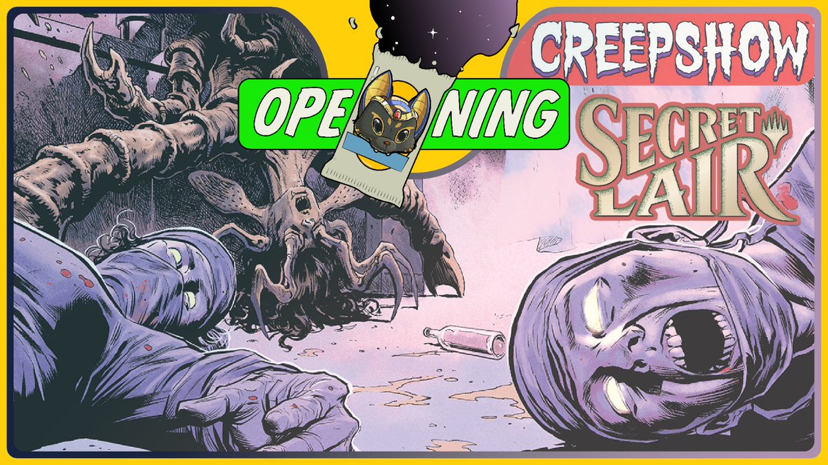 Creepshow war mir völlig unbekannt als Marke :D  Aber der neue Secret Lair Drop zeigt mir die Welt dieser Comics!
Eigentlich ganz cool... 
Außer das wir mal wieder ein fehlerhaftes Produkt von Scalefast auf Kamera aufgemacht haben :/

Link: youtu.be/4LvU0P6XzOA